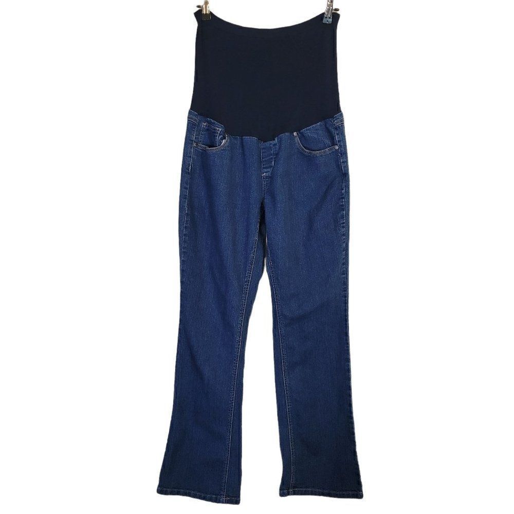 Bella Vida Maternity Overbelly Jeans (Size XL)